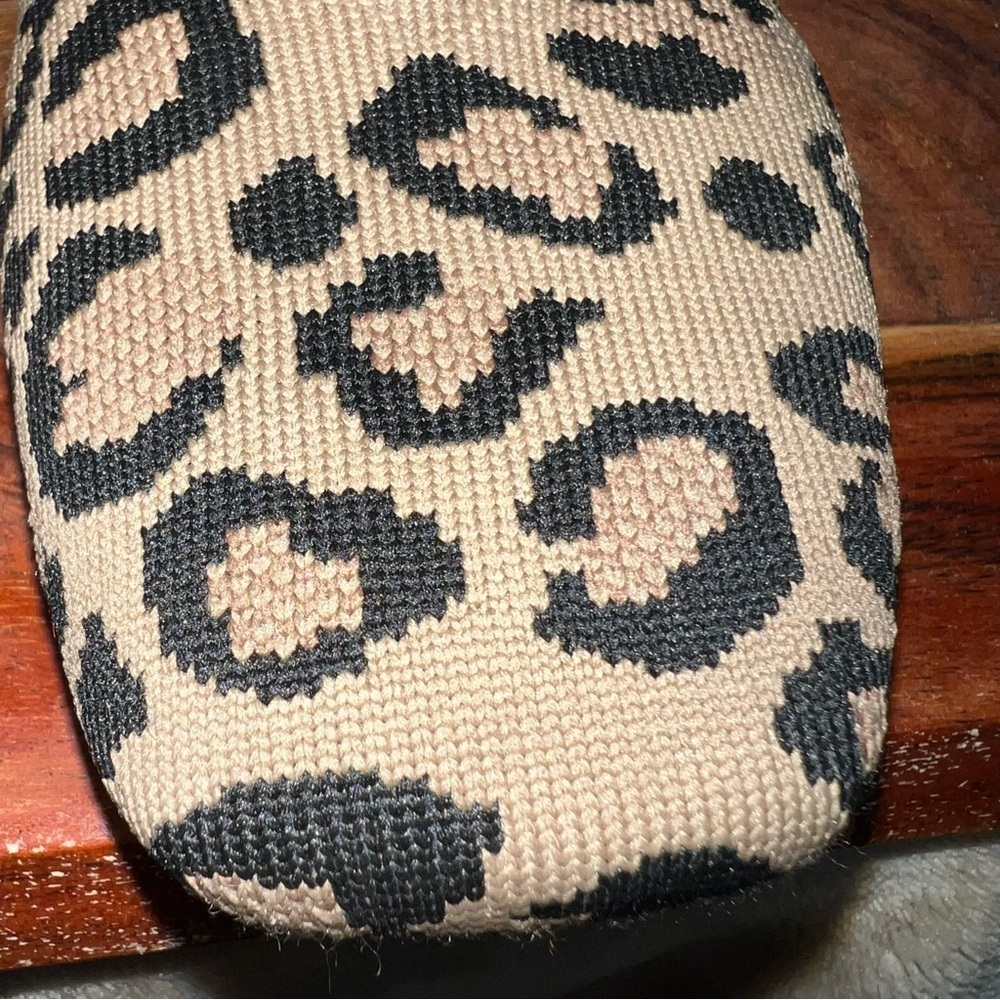 VIVAIA Leopard Print Knit Flats Square Toe Comfortable Slip On Shoes Women’s 9 - Picture 12 of 12